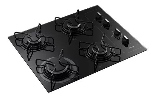 Cooktop 4 Bocas A Gs Consul Cd060ae Preto Bivolt